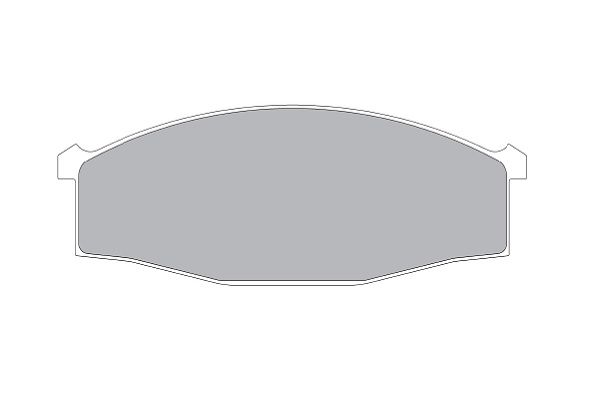 KAVO PARTS Комплект тормозных колодок, дисковый тормоз KBP-6551